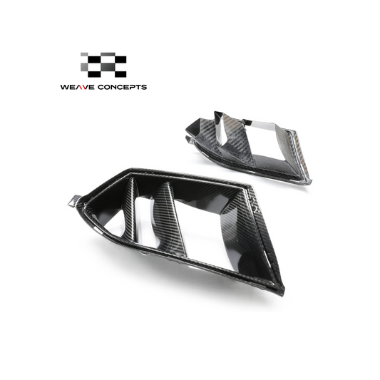 G8X M3/4 Dual Slat Carbon Fiber Front Air Duct