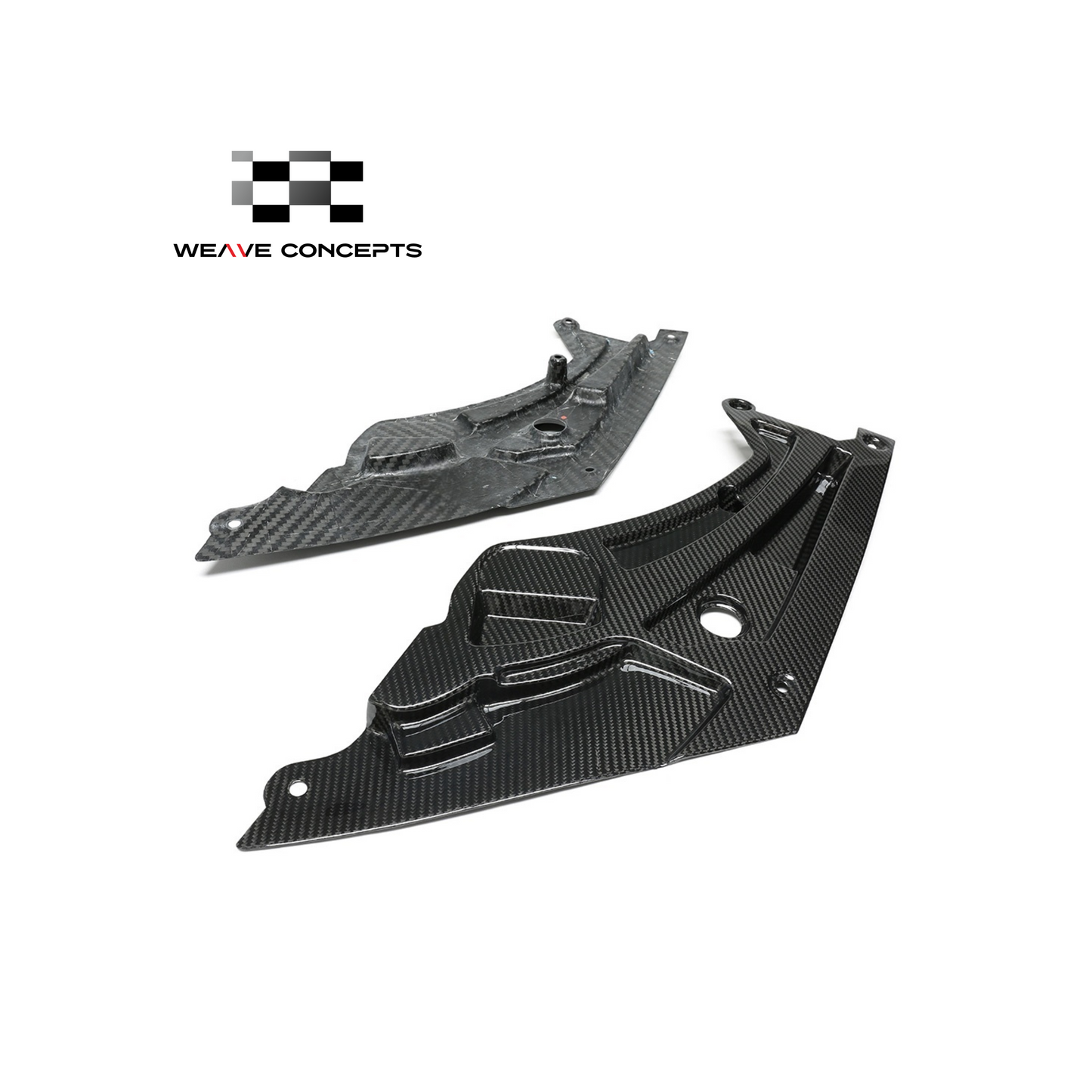 G8X M3/4 Carbon Fiber Engine Bay Headlight Cover