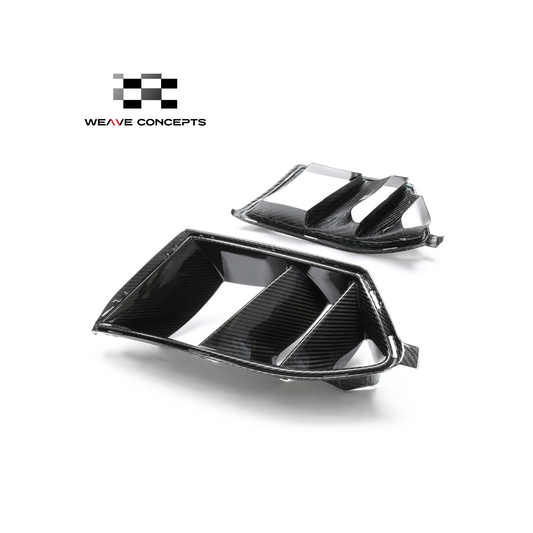G8X M3/4 Dual Slat Carbon Fiber Front Air Duct