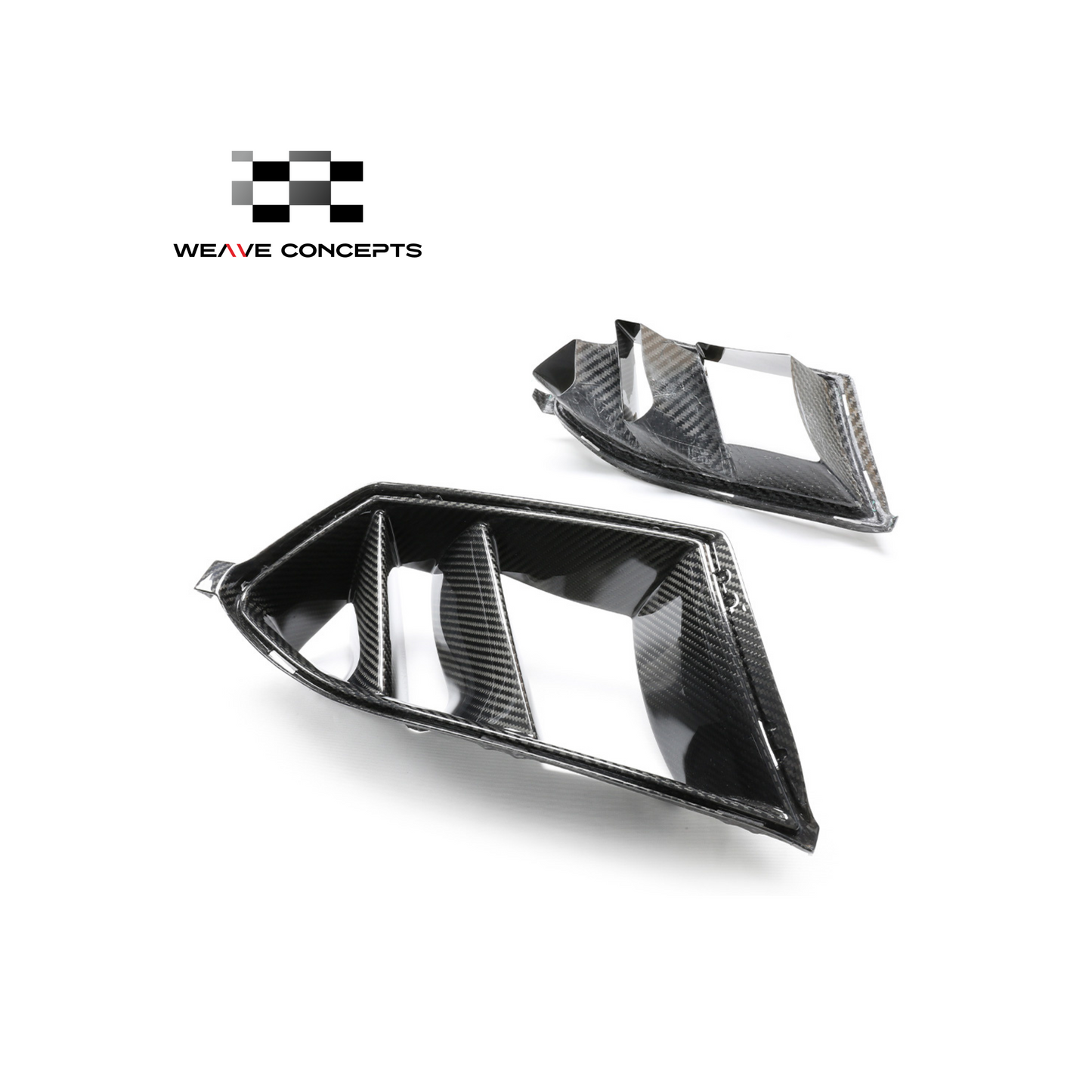 G8X M3/4 Dual Slat Carbon Fiber Front Air Duct