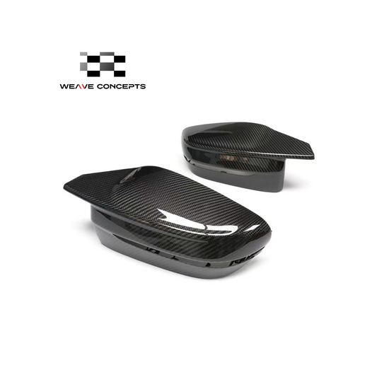 Weave Concepts DRY Carbon Fiber Mirror Cap Set G8X M3/4