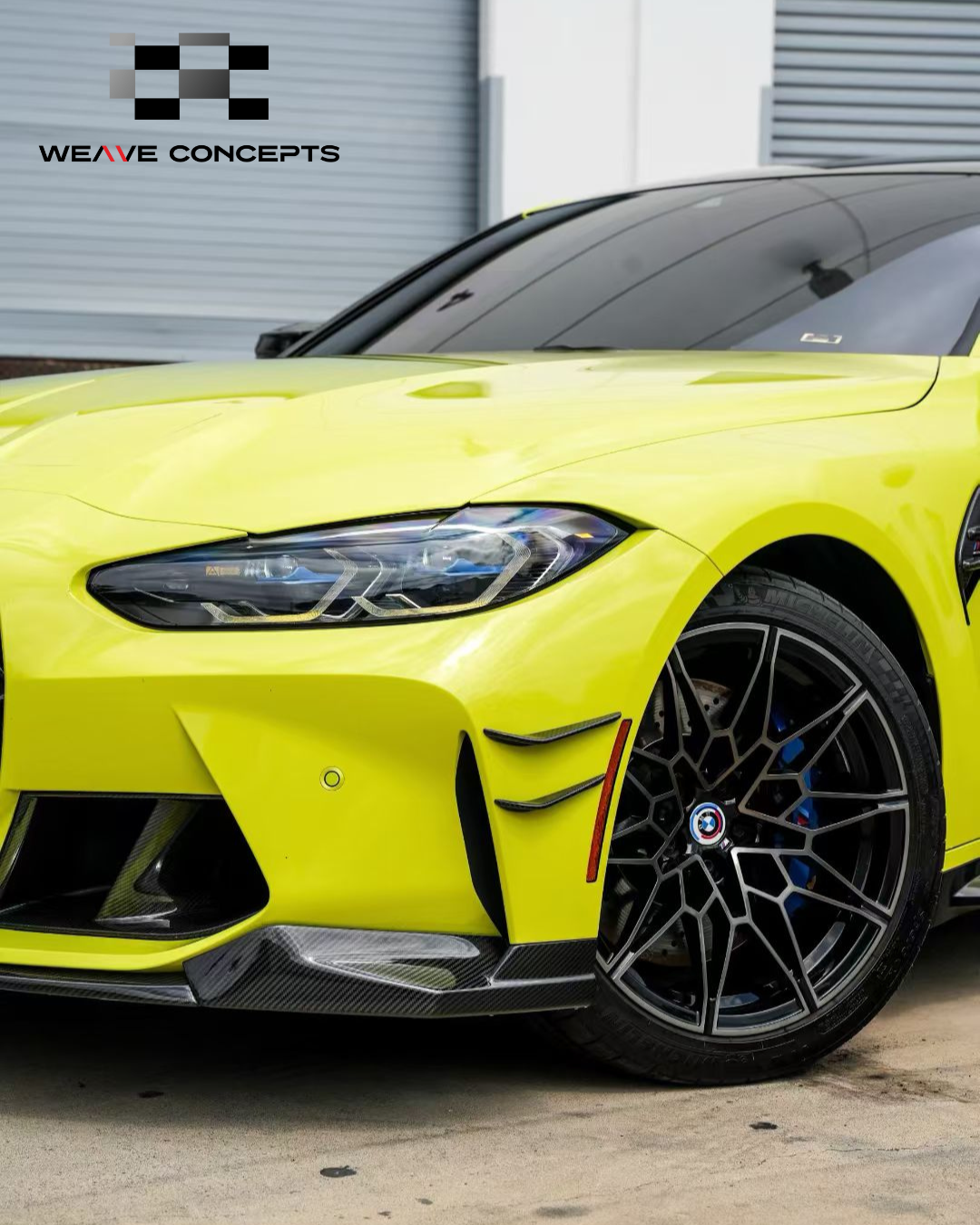 Weave Concepts DRY Carbon Fiber M Performance Aero Canard Set for BMW G82/G83 M4 & G80 M3